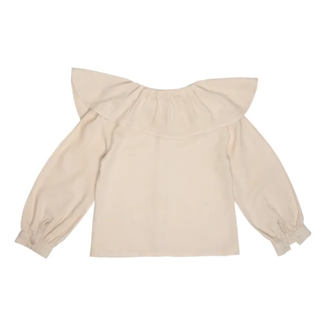 Ruby Embroidered Blouse | Sand