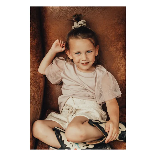 Yula Shorts Gewebt | Cremefarben