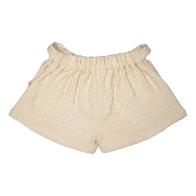 Yula Shorts Gewebt | Cremefarben