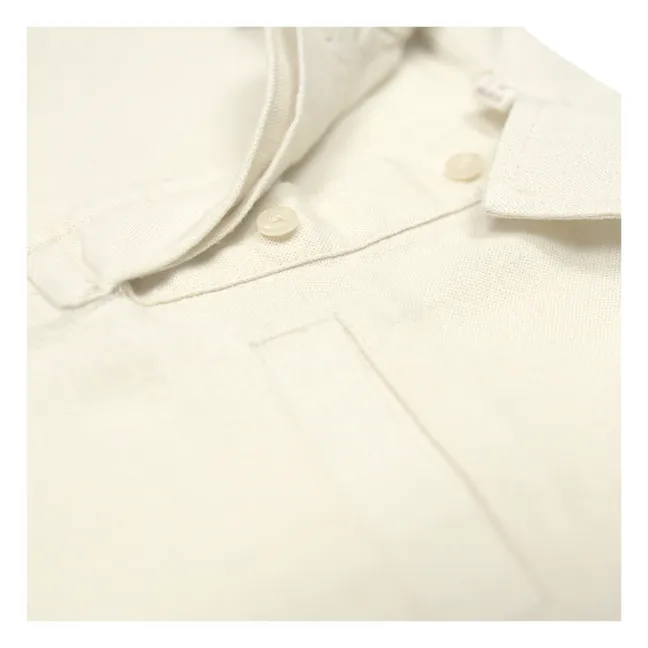Polo Lion Linen | White