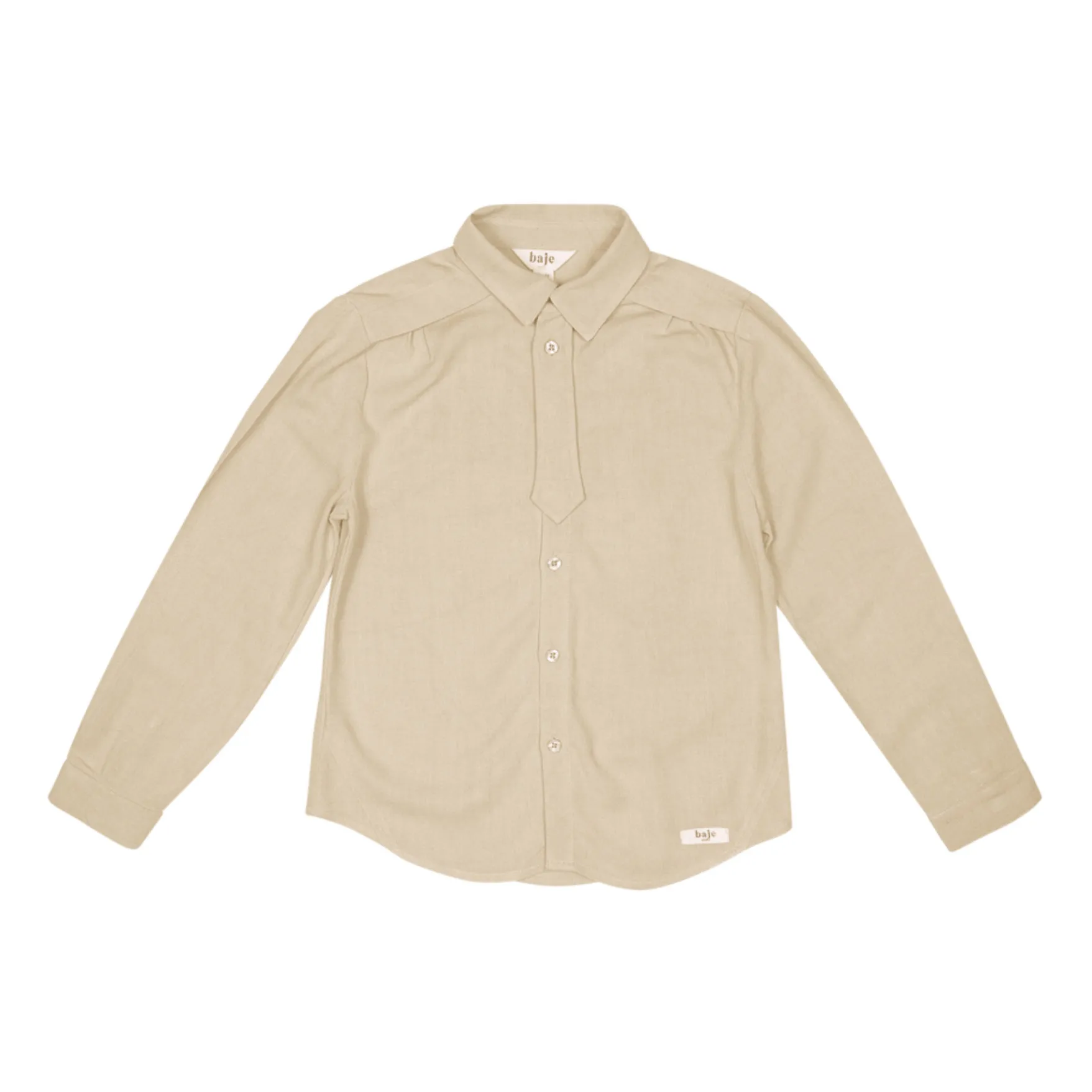 Baje Studio Sand Texas Linen Blouse