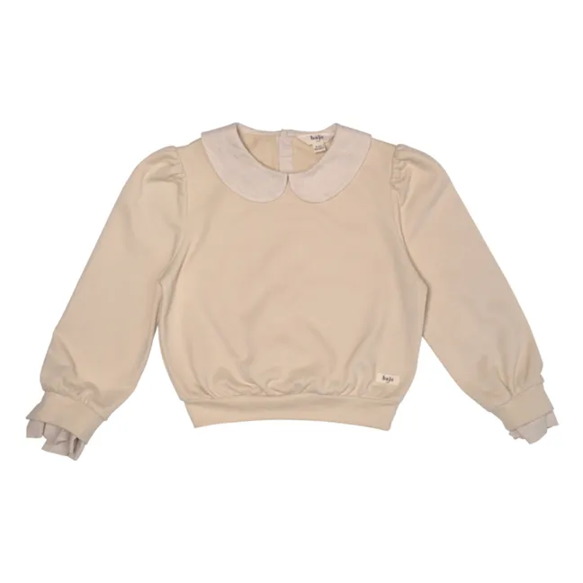 Miara Claudine collar sweater | Sand