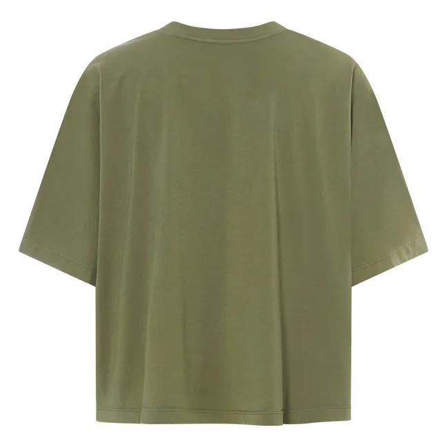 Camiseta de bolsillo | Verde Kaki