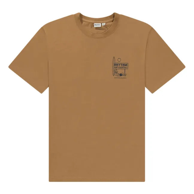 T-shirt in cotone organico Lull | Camel