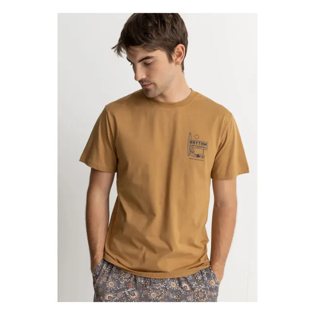 T-Shirt Lull Bio-Baumwolle | Kamelbraun