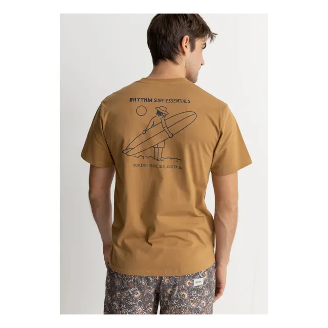 T-shirt in cotone organico Lull | Camel