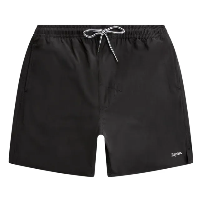 Classic Recycled Fiber Swim Shorts | Black
