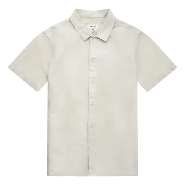 Blusa clásica de lino | Arena