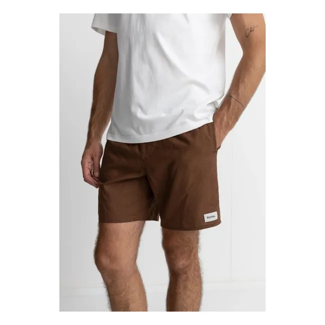 Classic Linen Shorts | Chocolate