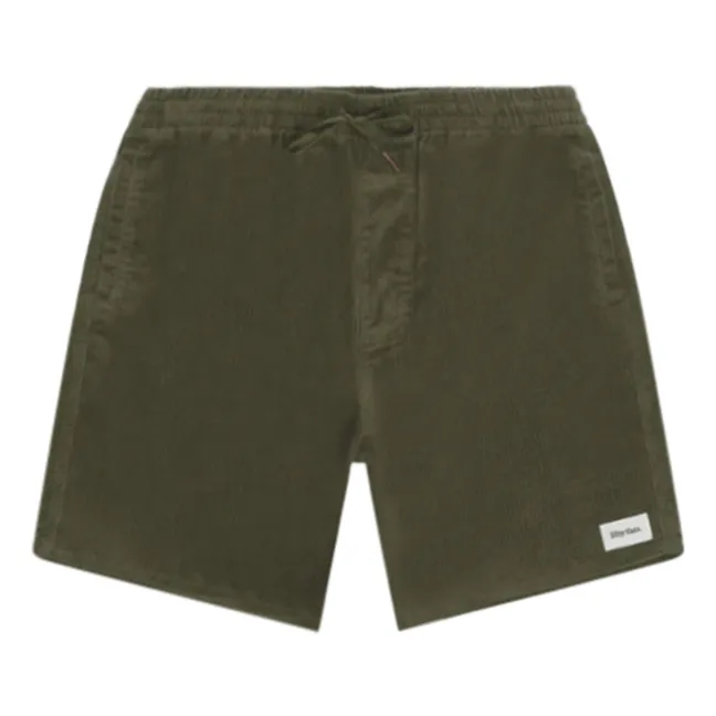 Classic Velvet Shorts | Green