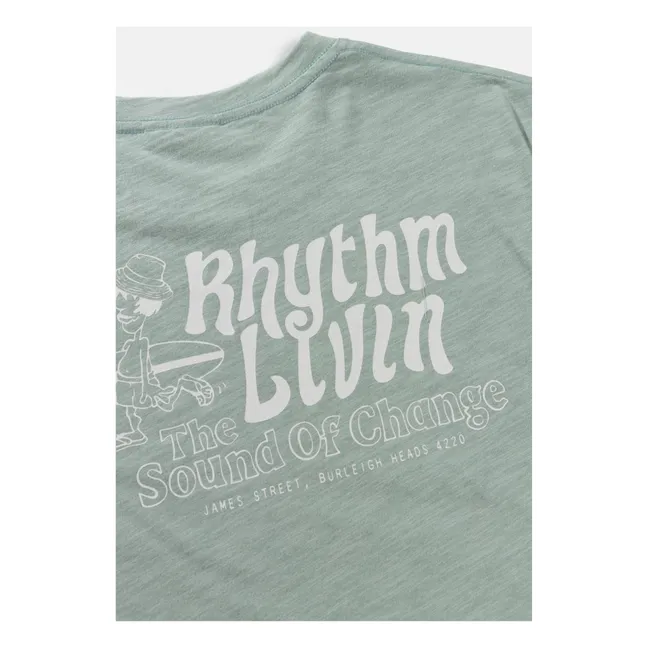 Livin Slub T-Shirt | Wassergrün