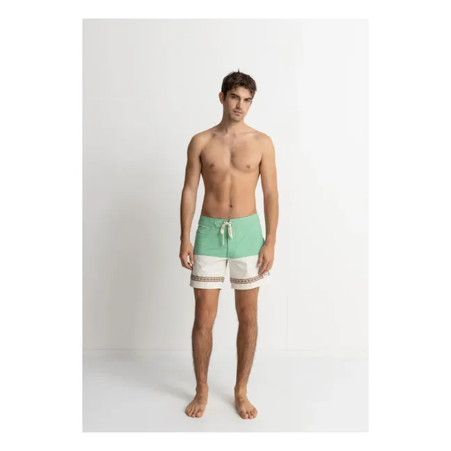 Short de Bain Heritage Splice | Vert
