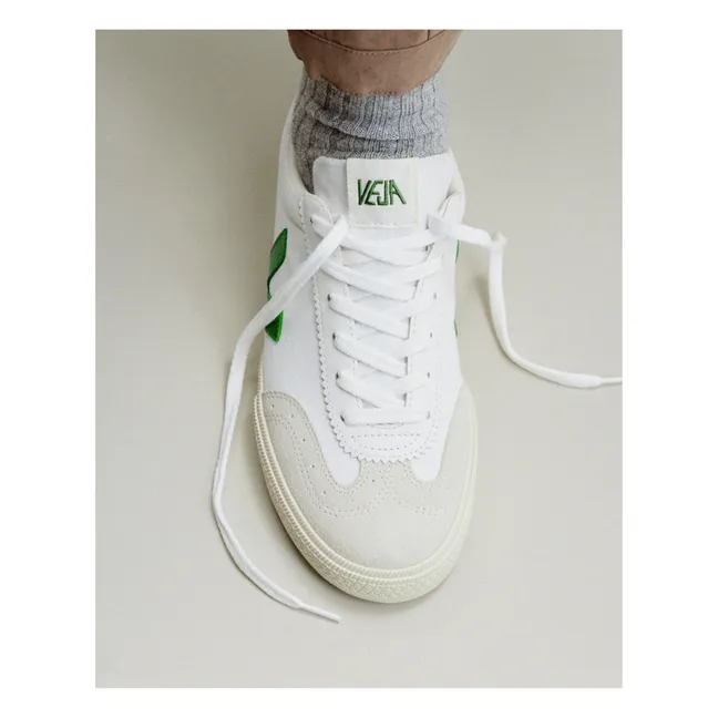 Volley Canvas Sneakers | Smaragdgrün