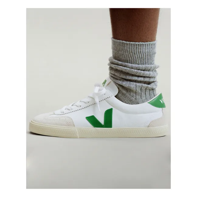 Sneakers Volley in tela | Verde