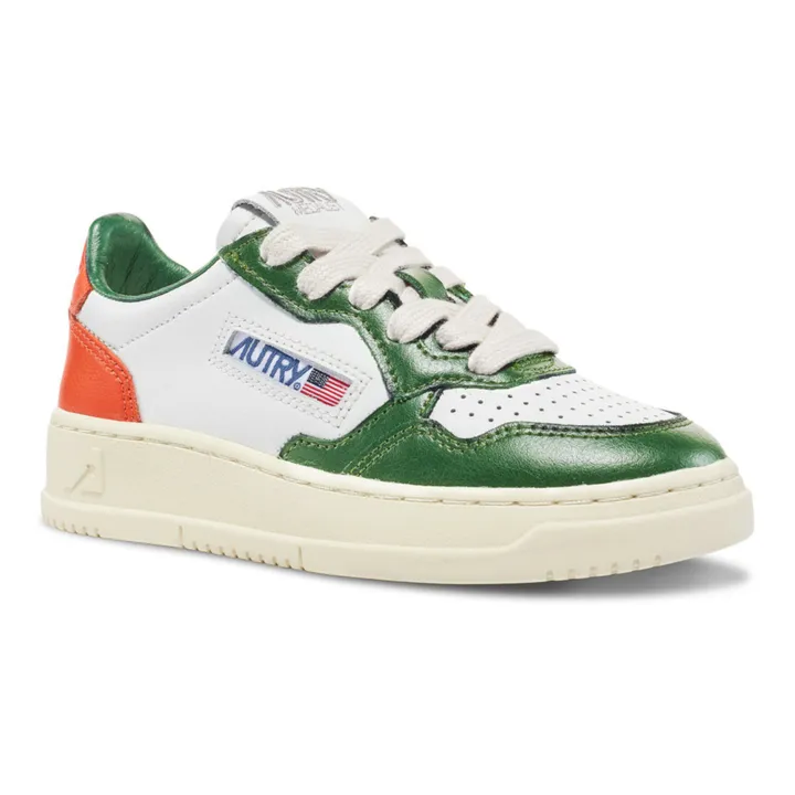 Sneakers Kids Medalist Low Leder Zweifarbig | Grün- Produktbild Nr. 1