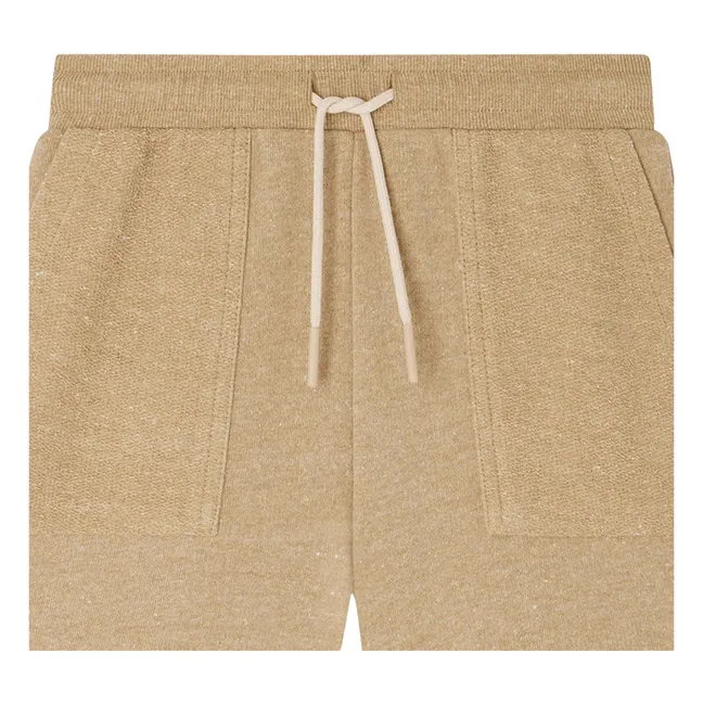 Chuck fleece shorts | Camel