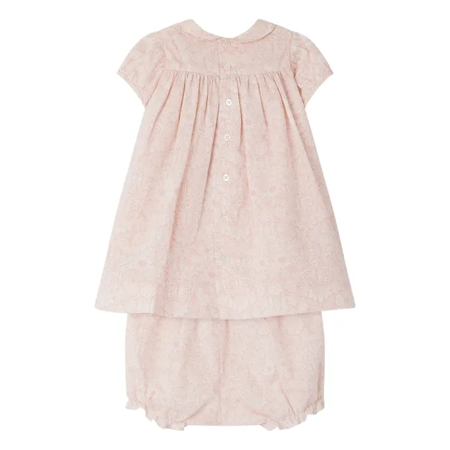 Joyeuse Liberty Smocked Dress | Powder pink