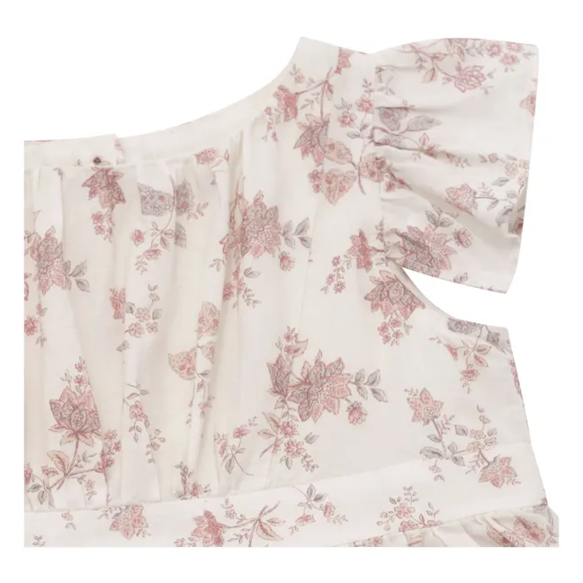 Robe Poenia Fleurie | Vieux Rose