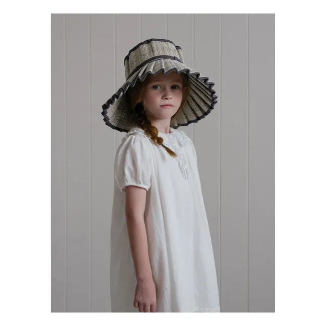 Vestido bordado Uriel | Blanco