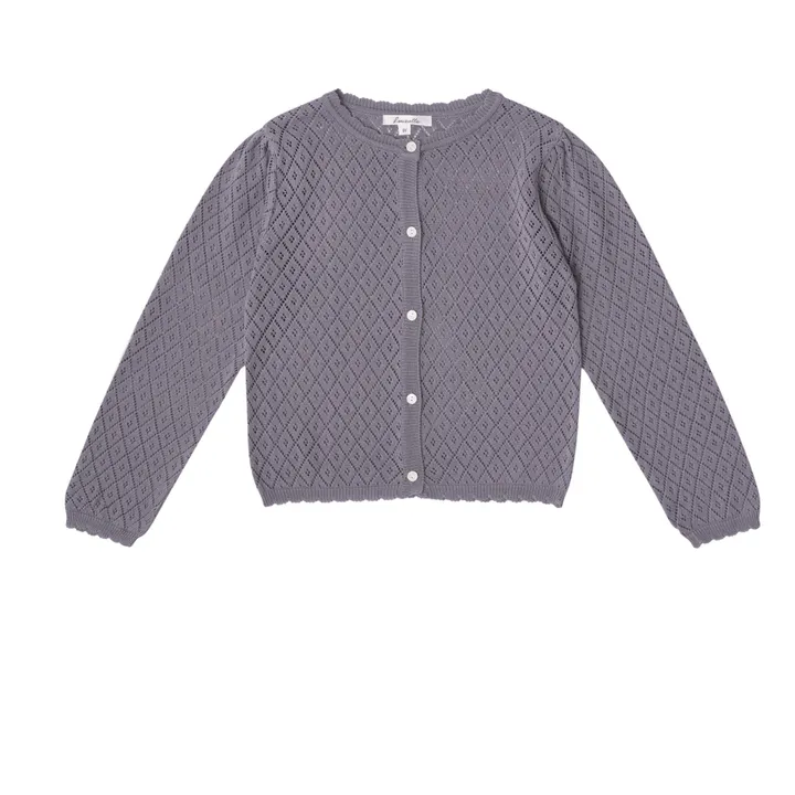 Cardigan Lupine Maille | Violet- Image produit n°0