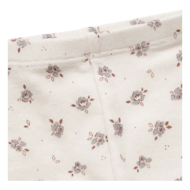 Perbena Floral Baby Pyjamas | Ecru
