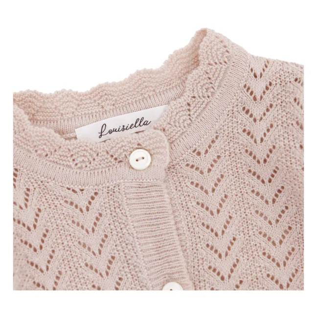 Cardigan Ianthe Baby in maglia | Rosa