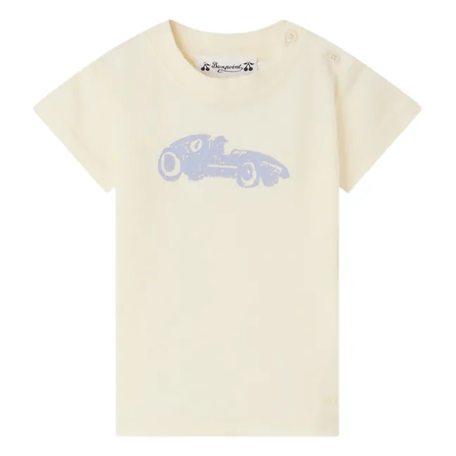 Tom Car T-Shirt | Ecru