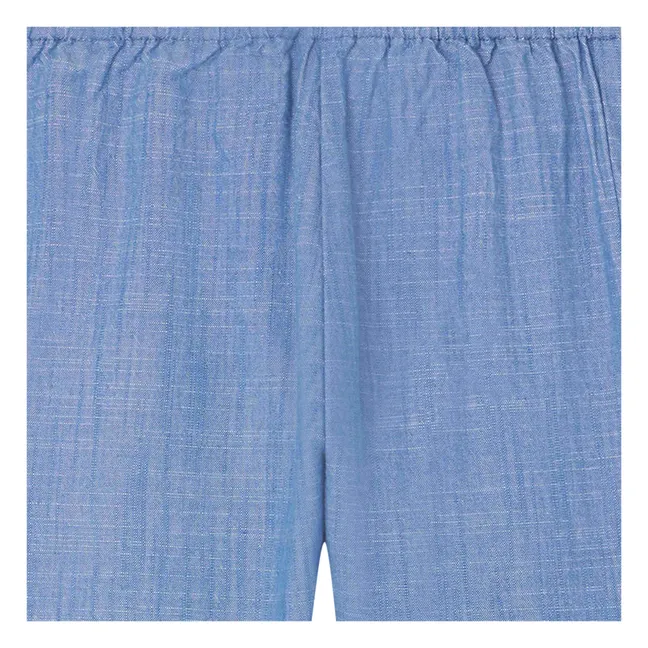 Pantalon Bandy Chambray | Bleu jean