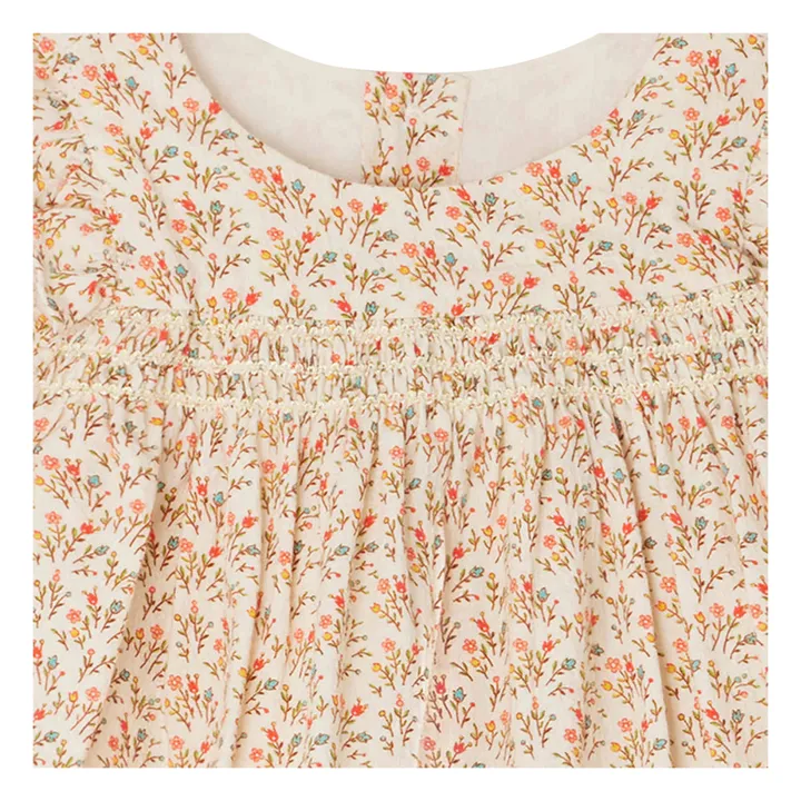 Vestido floral Clothibis | Beige- Imagen del producto n°1