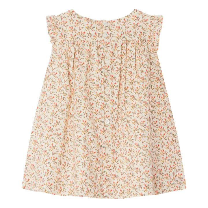 Vestido floral Clothibis | Beige- Imagen del producto n°2