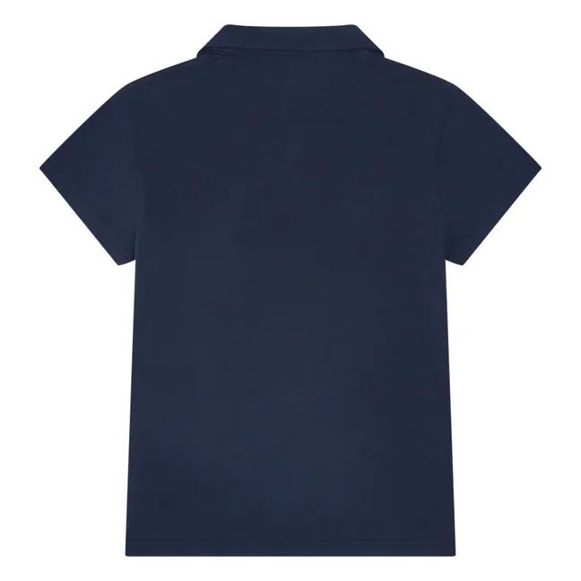Piqué-Poloshirt | Navy