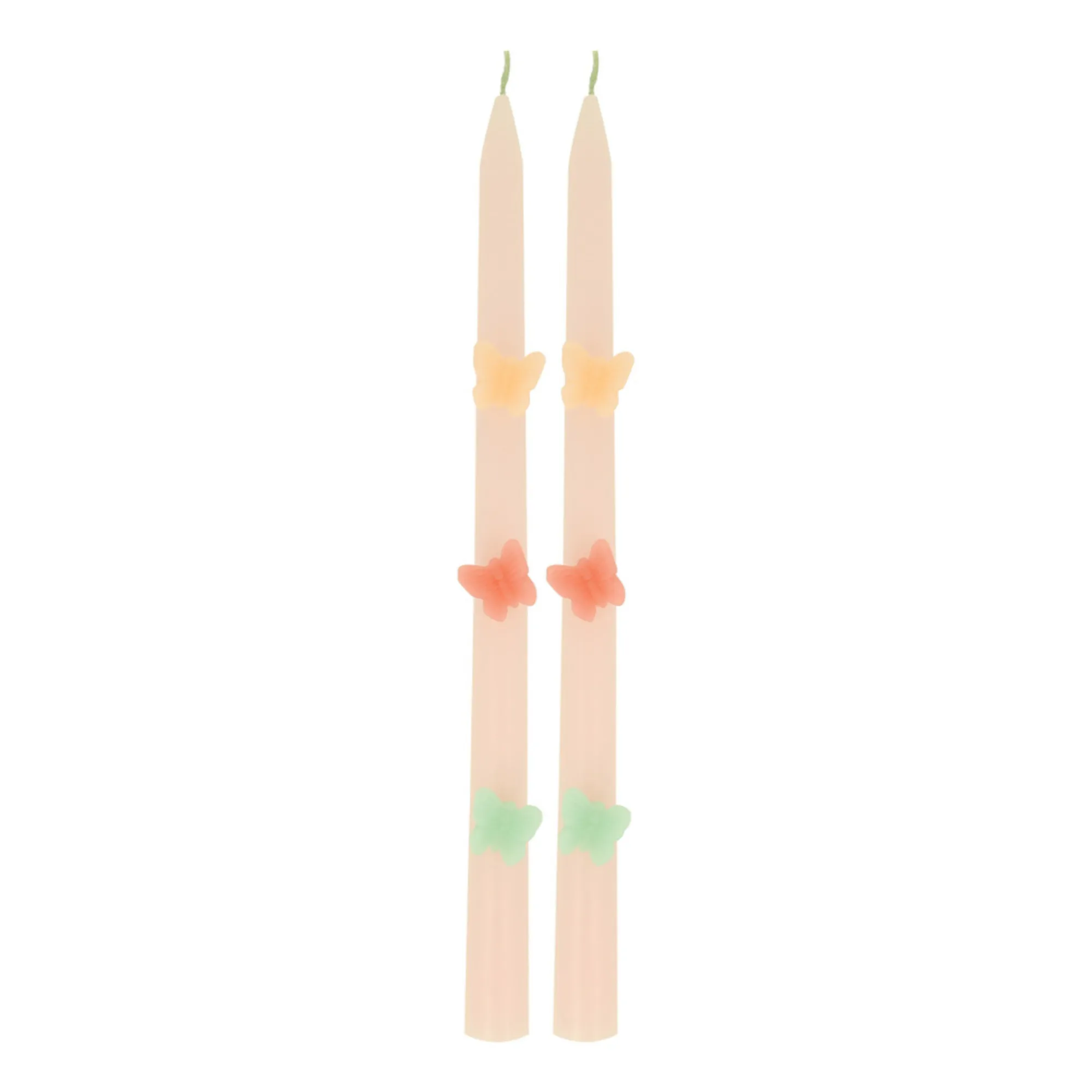 Meri Meri Multicoloured Butterfly Candles - Set Of 2