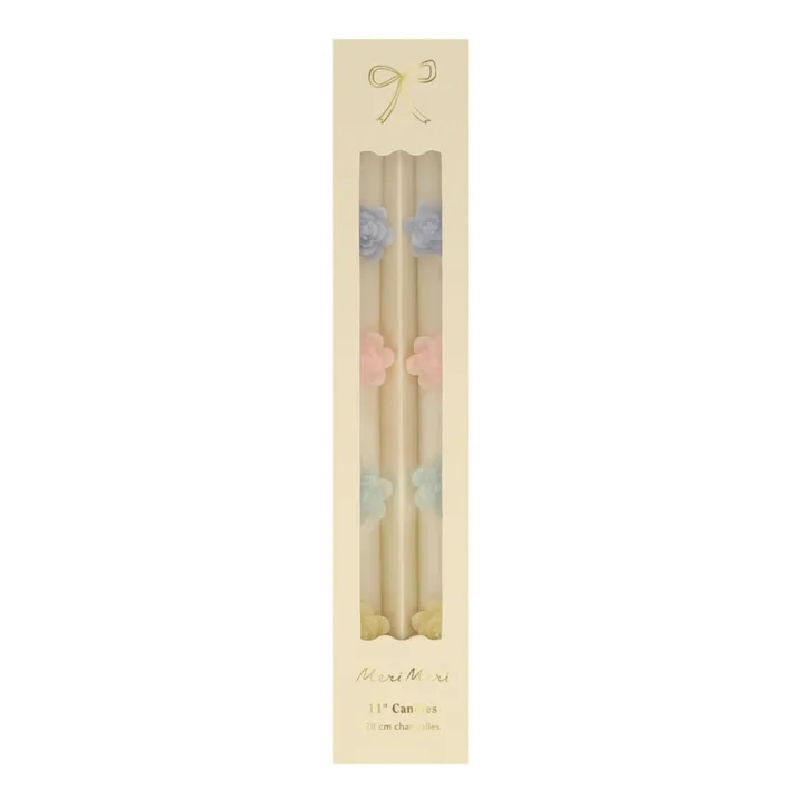 Bougies Fleurs - set de 2 | Pastel- Image produit n°3