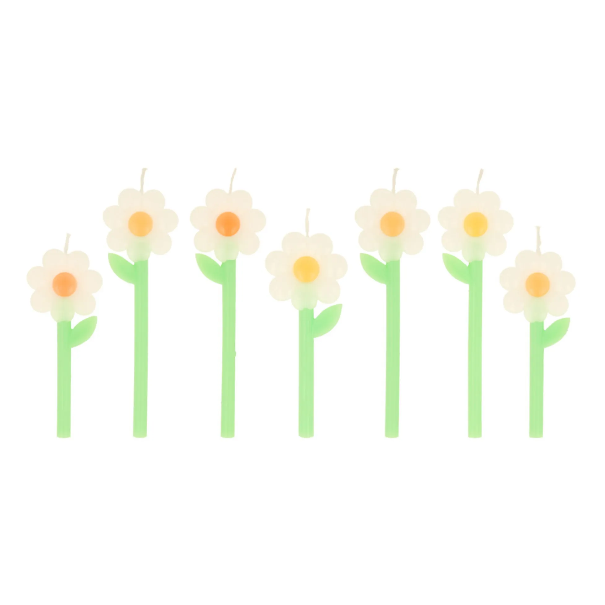 Meri Meri Multicoloured Marguerite Candles - Set Of 6