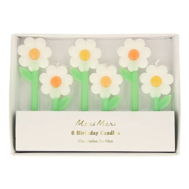 Marguerite candles - set of 6