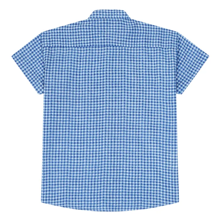 Camisa Bobby Vichy | Azul Cielo- Imagen del producto n°2