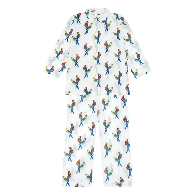 Bird pyjamas | White