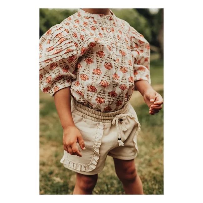 Shorts Munna Lin | Sandfarben
