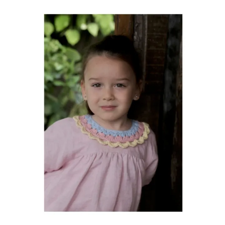 Vestido de lino Maria | Rosa- Imagen del producto n°2