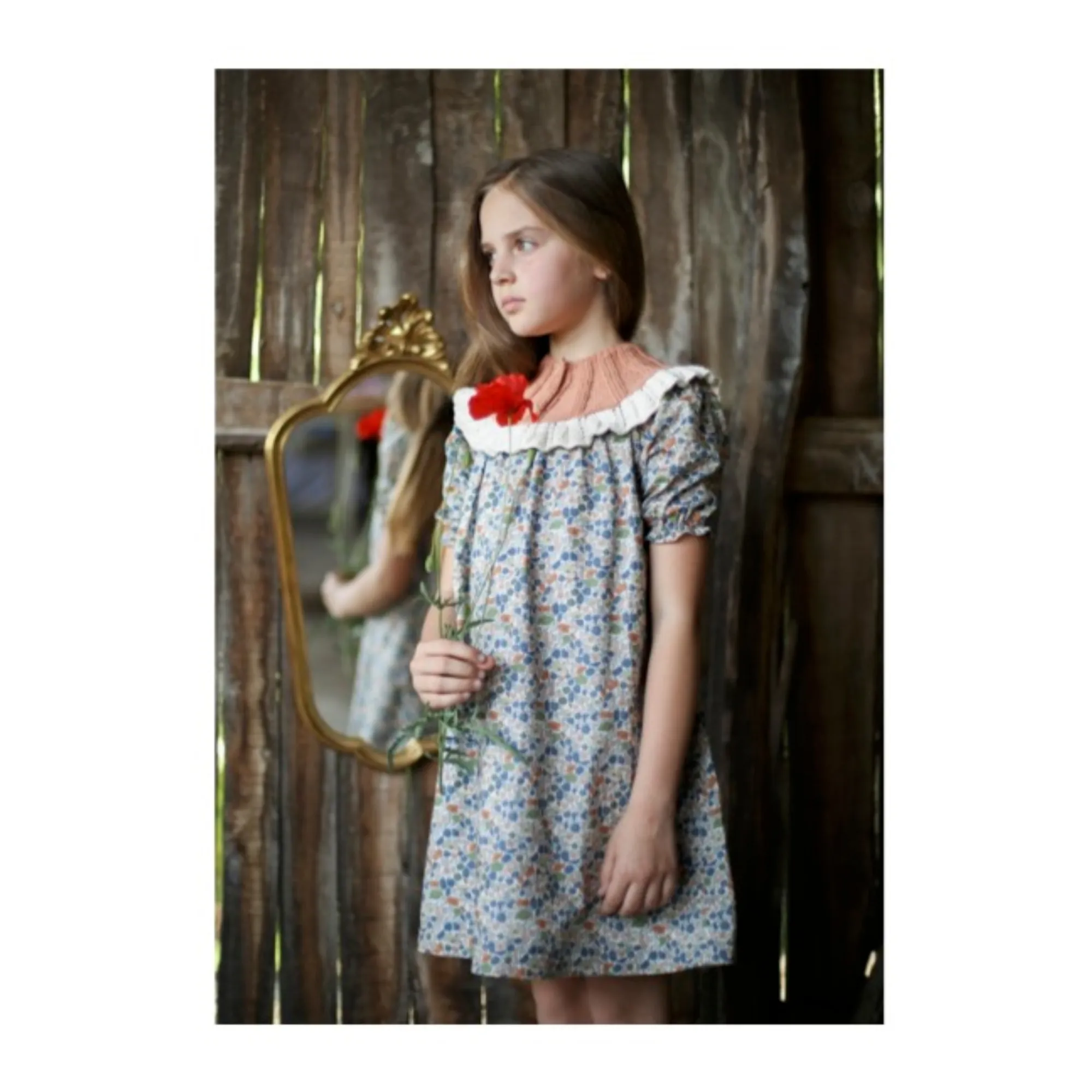 Kalinka - Sidra dress - Terracotta | Smallable 
