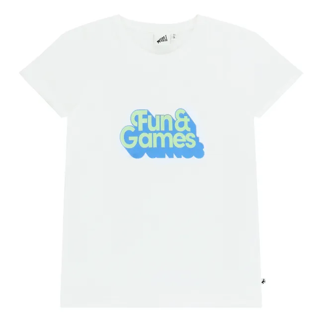 Camiseta Fun & Games | Blanco