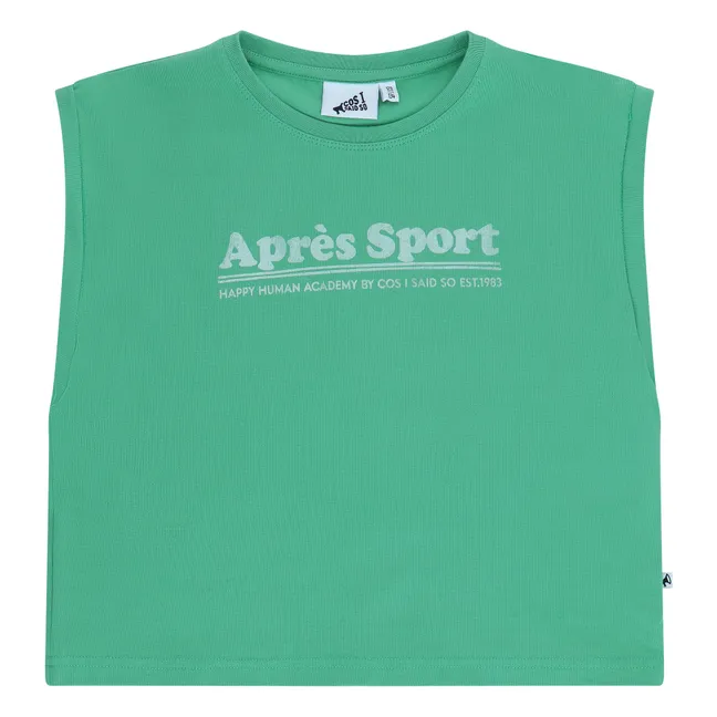 Camiseta de tirantes After sport | Verde