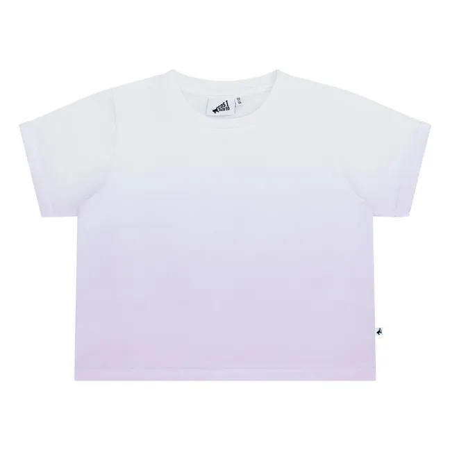 Camiseta corta Dip Dye | Lila