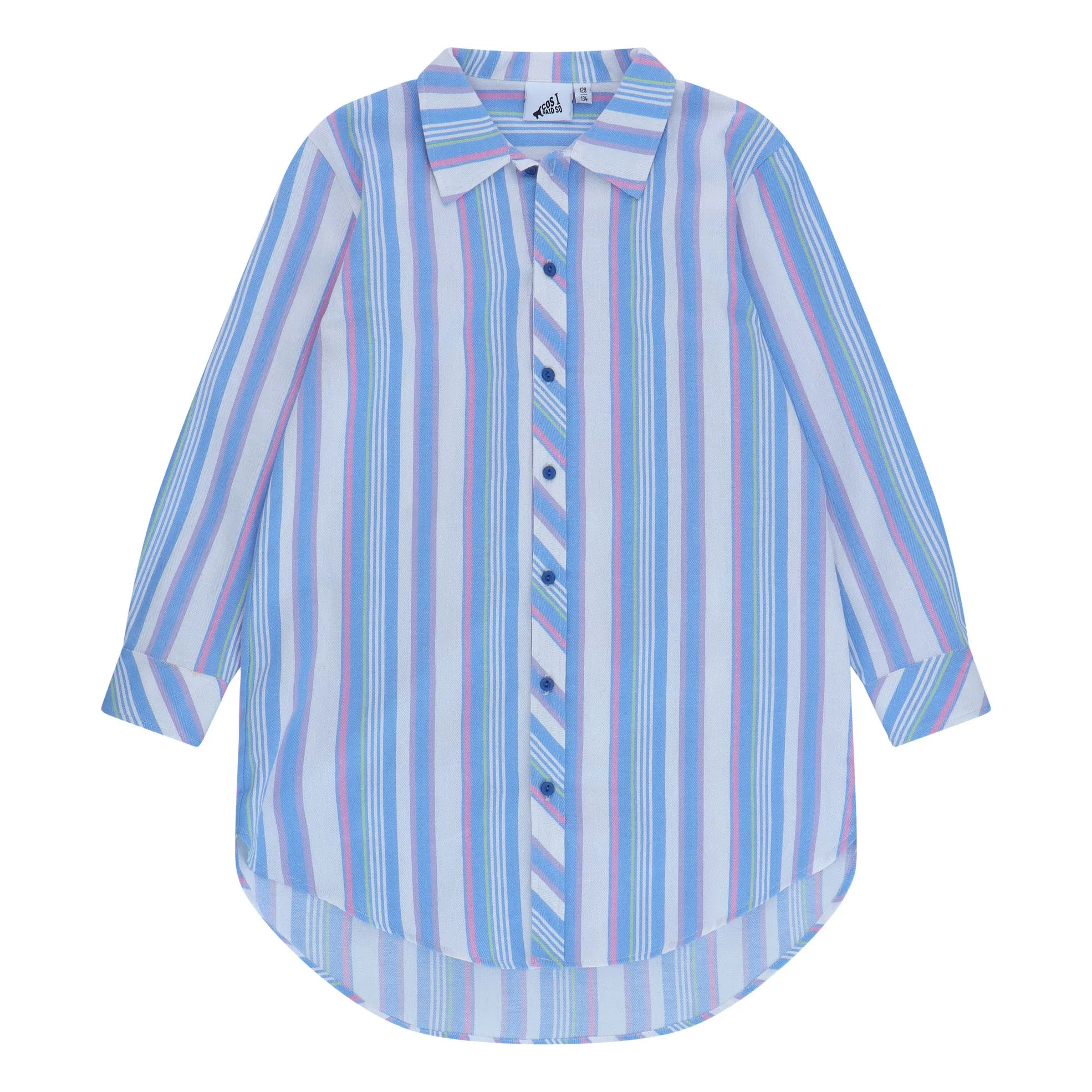 Cos I Said So - Striped shirt dress - Blue