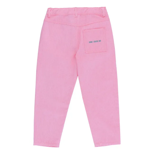 Twill trousers | Pink