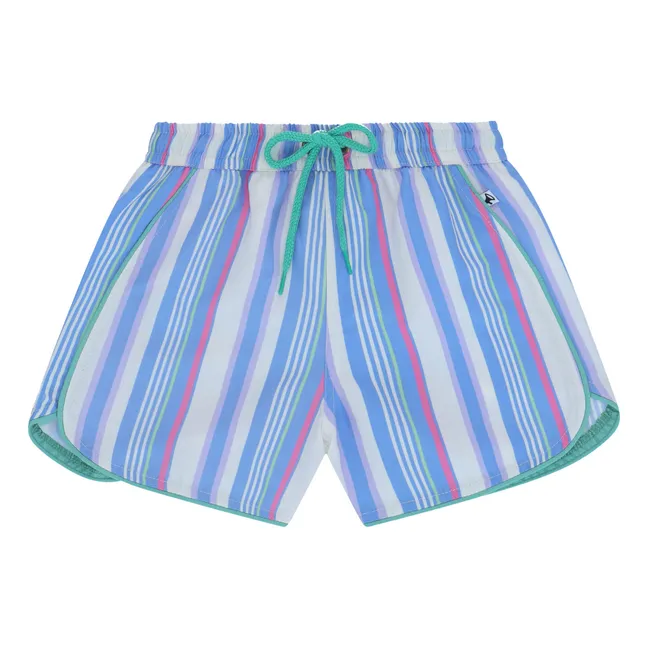 Striped Swim Shorts | Blue