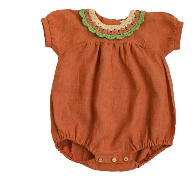 Barboteuse Maria Lin | Terracotta