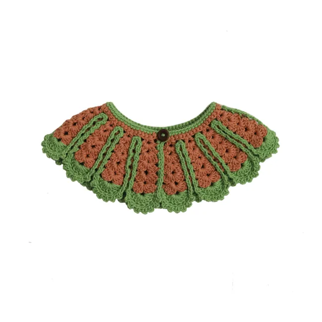 Monica Removable Collar Handmade | Terracotta