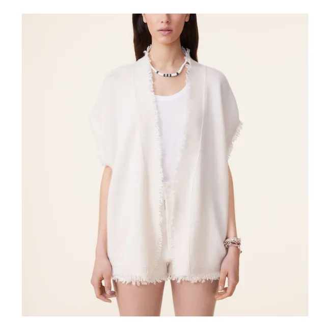 Nessa - Cardigan in cashmere | Bianco