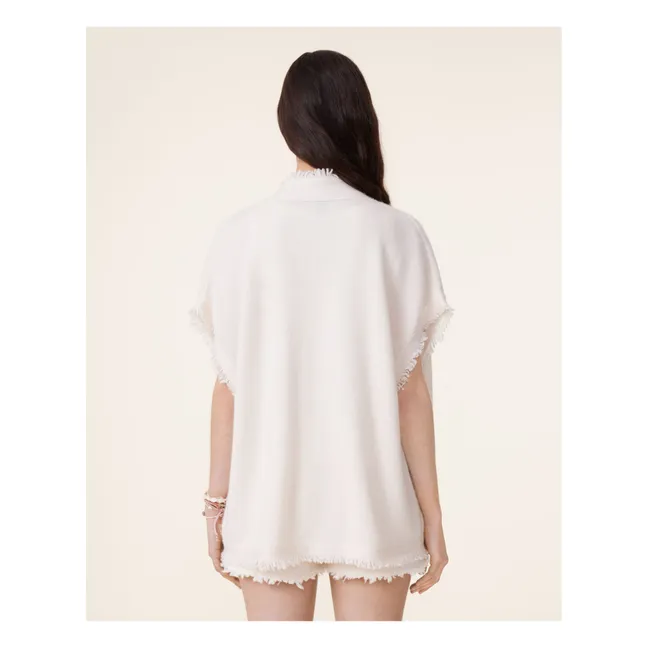 Nessa - Cardigan in cashmere | Bianco